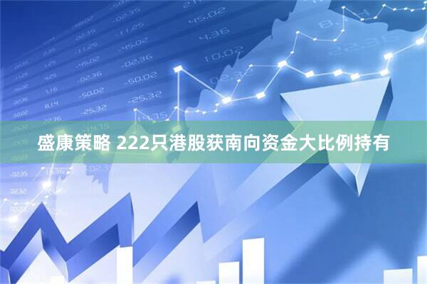盛康策略 222只港股获南向资金大比例持有