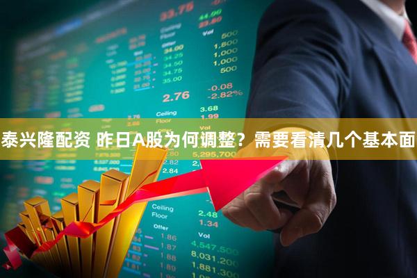 泰兴隆配资 昨日A股为何调整？需要看清几个基本面